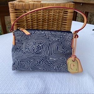 Dooney & Bourke Navy Blue Pouchette Bag